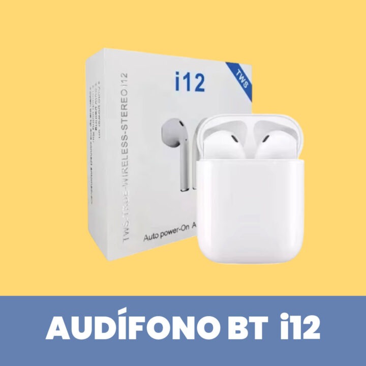 Audífonos Bluetooth I12 Inalámbricos Mini en República Dominicana