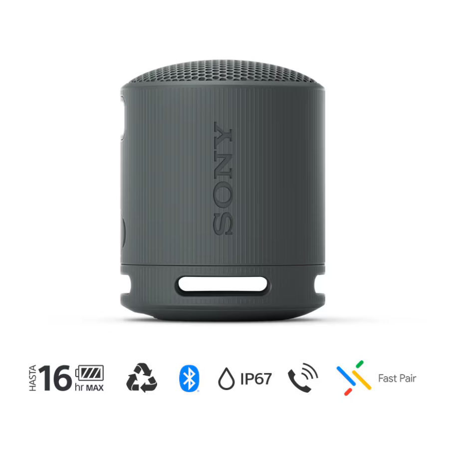 Bocina inalámbrica Sony XB100 portátil