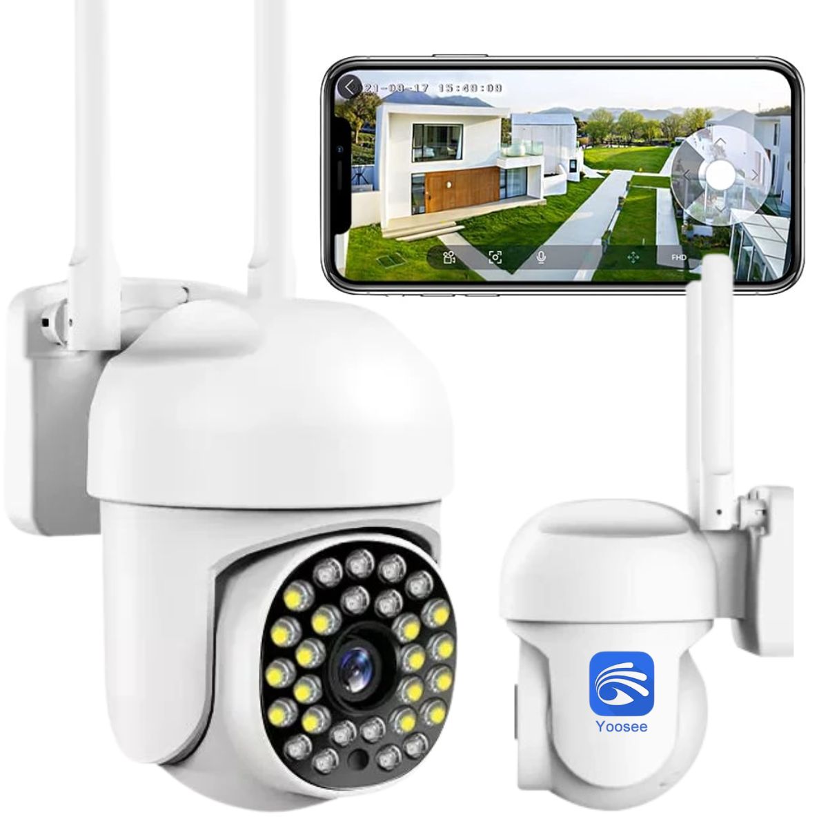 Jortan JT8161QJ YooSee Cámara PTZ Exterior WiFi