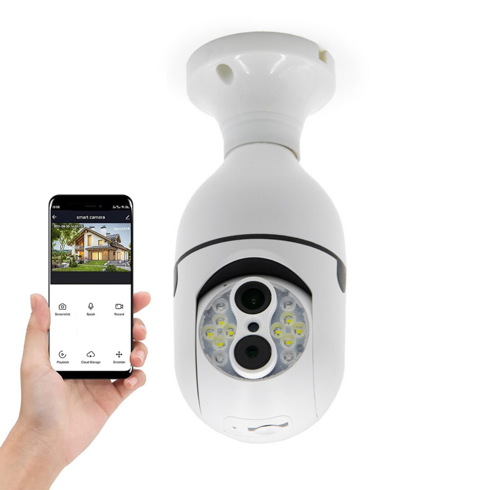 Jortan JT9696 Cámara Seguridad Wifi 360° en República Dominicana