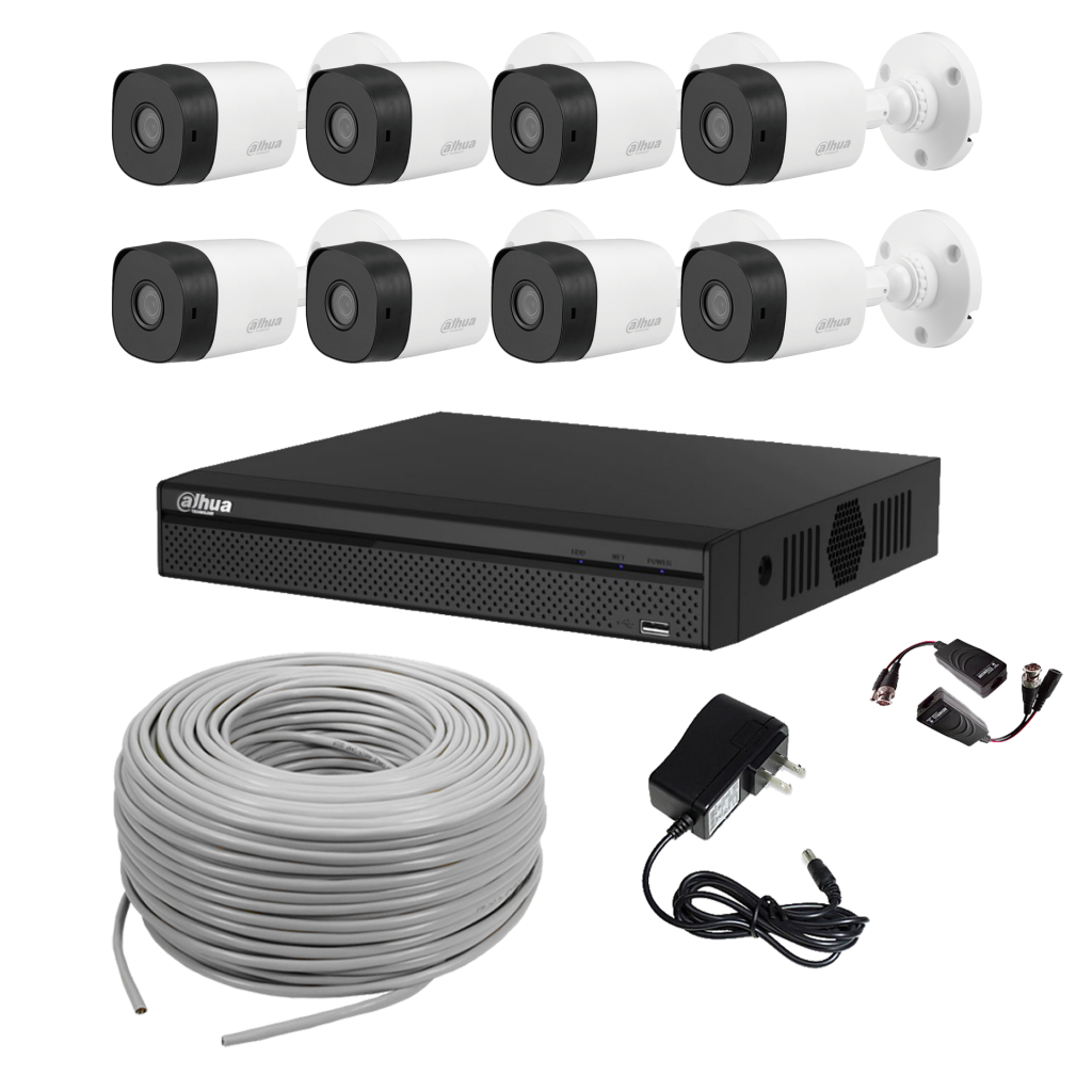 Dahua Kit Cámara Seguridad 1080P 2MP
