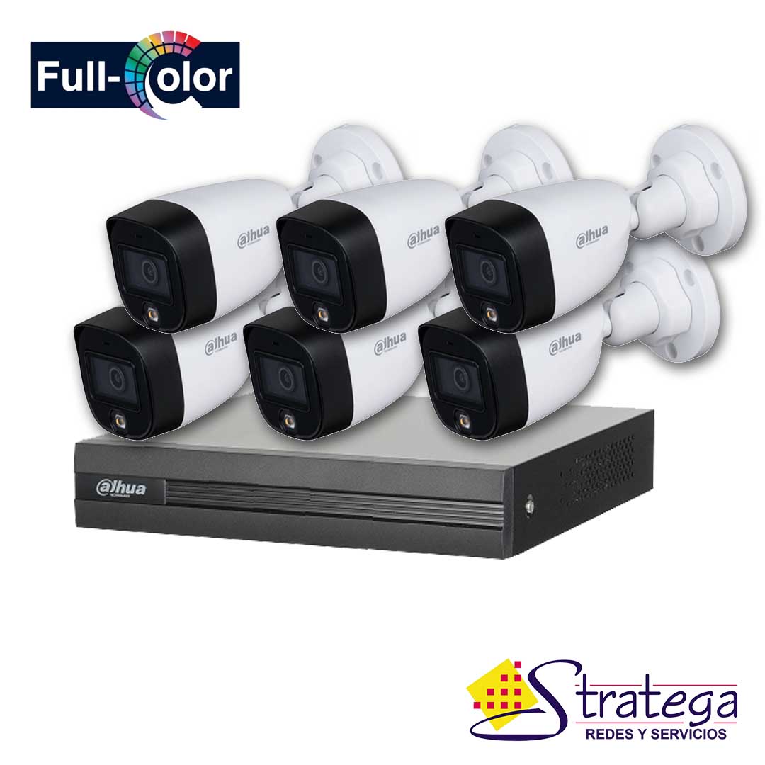 Dahua Kit Cámara Seguridad 1080P 2MP en República Dominicana