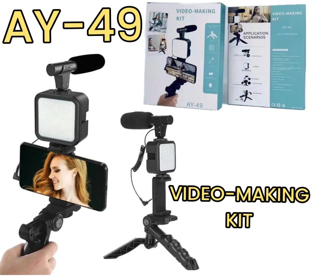 AY49 Kit Profesional Video con Micrófono AYA en República Dominicana