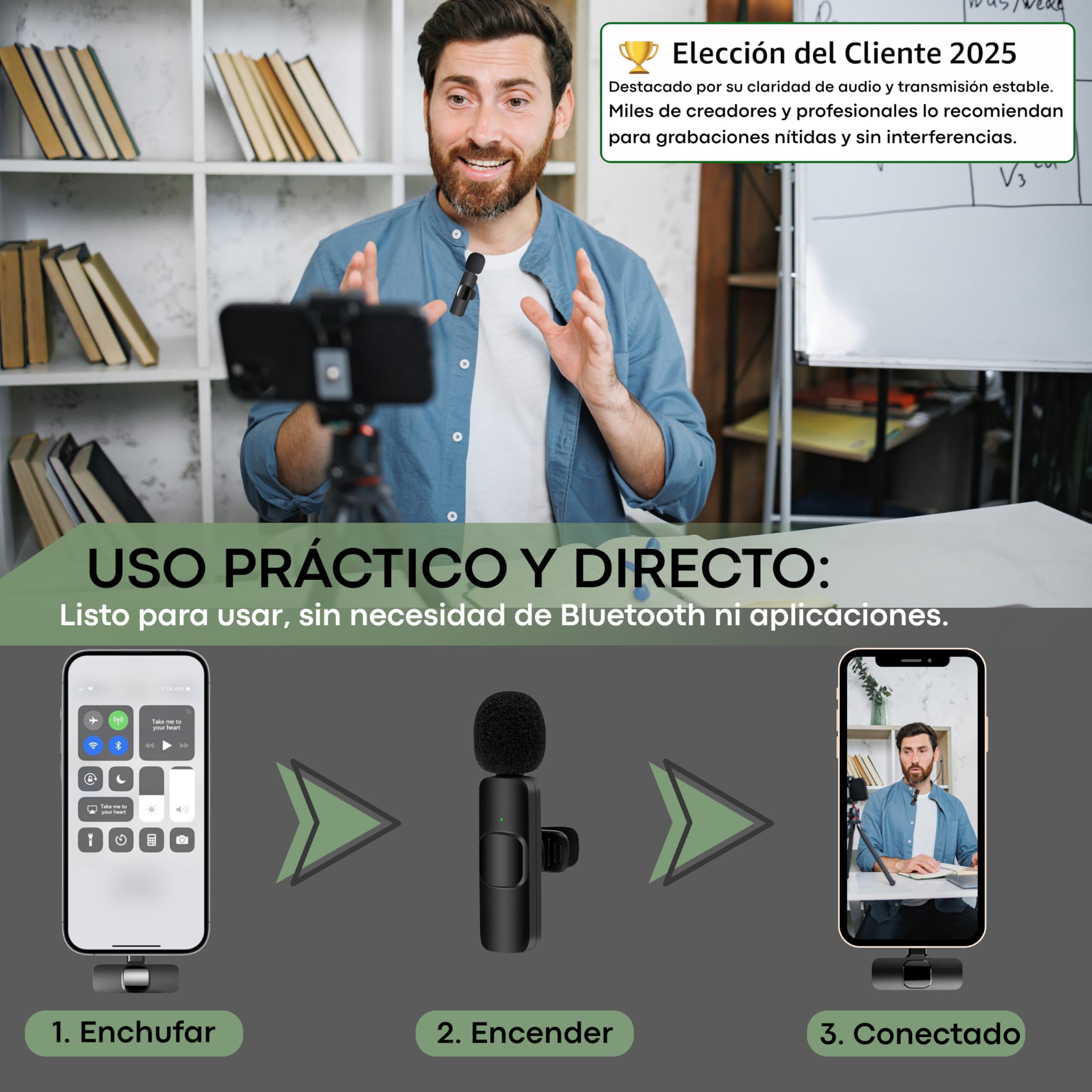 Audio Pro RD1 Micrófono Inalámbrico iPhone