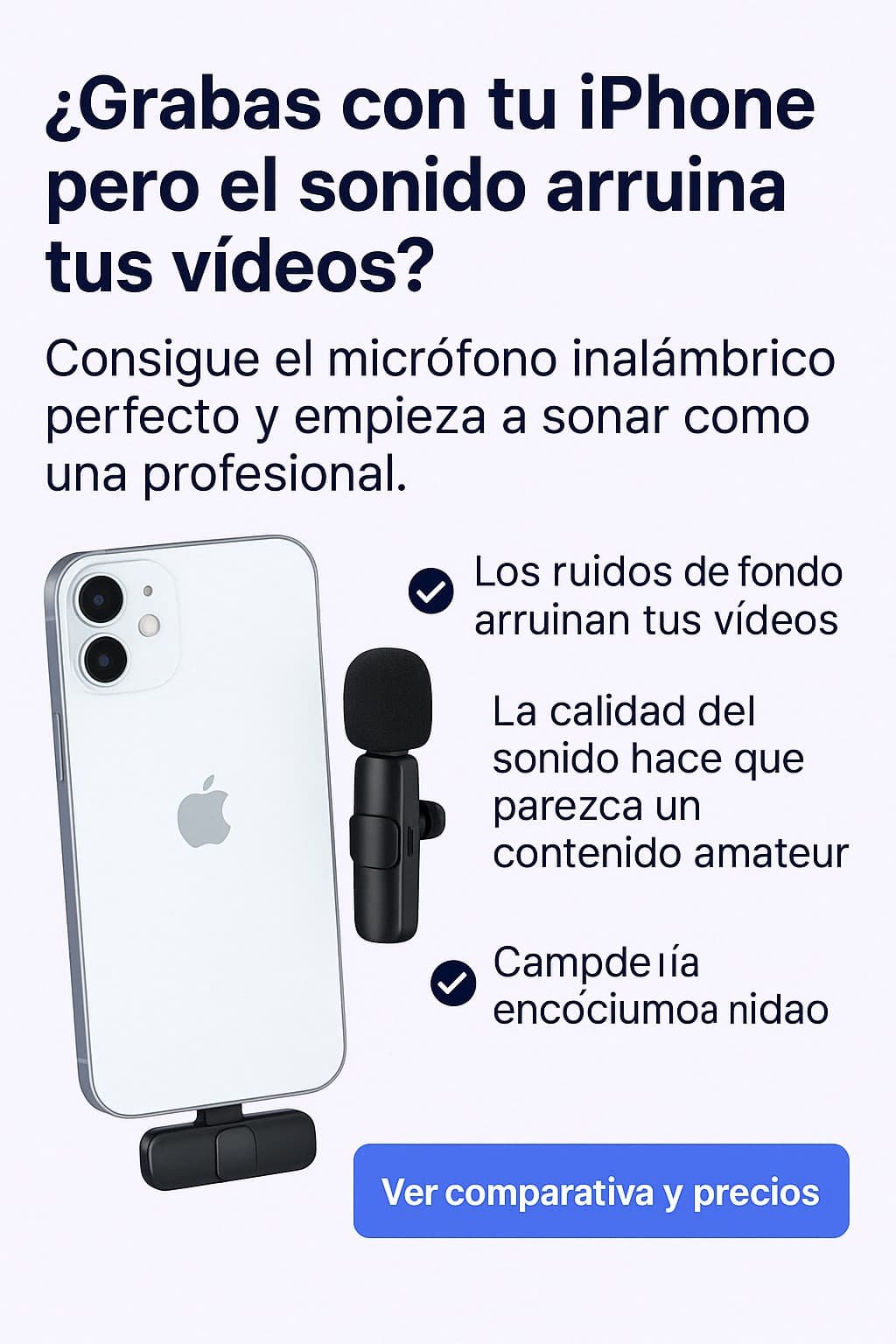 Audio Pro RD1 Micrófono Inalámbrico iPhone en República Dominicana