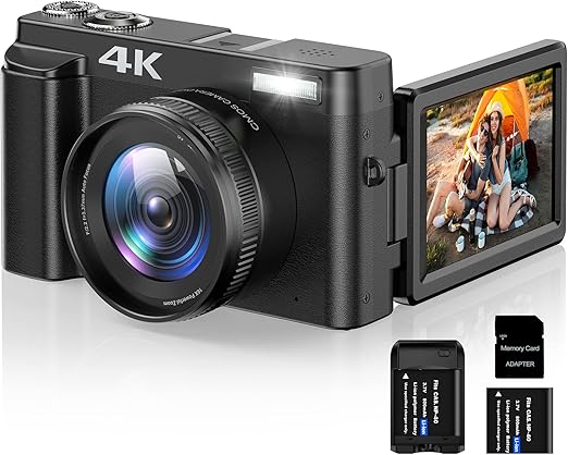 Cámara digital 4K YouTube 56MP con zoom 16X en República Dominicana