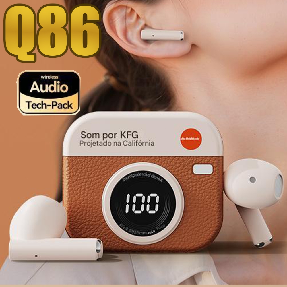 Auriculares Bluetooth Q86 TWS Ektec