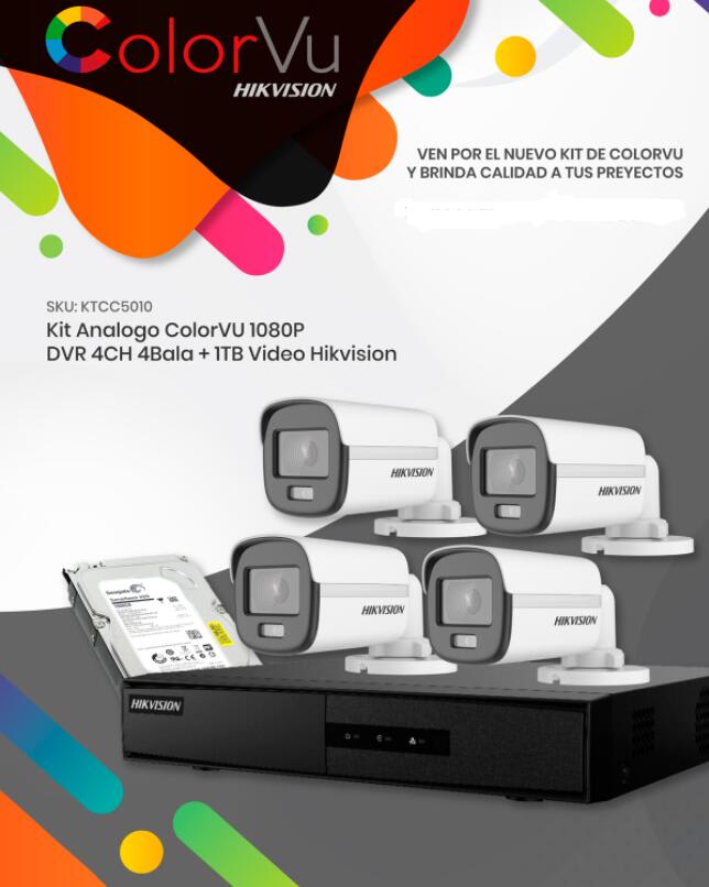 Hikvision ColorVu Sistema de Videovigilancia en República Dominicana
