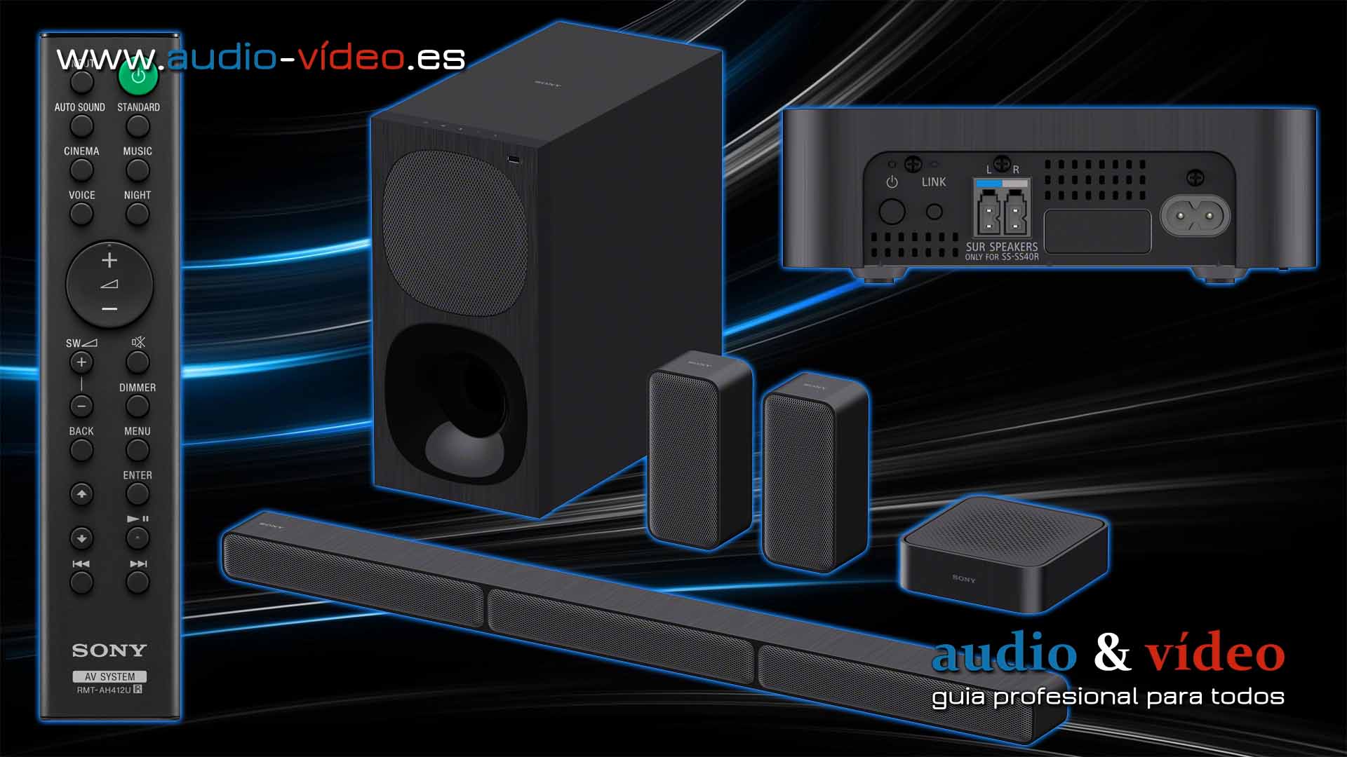 Barra de sonido Sony S40R 5.0 canales en República Dominicana