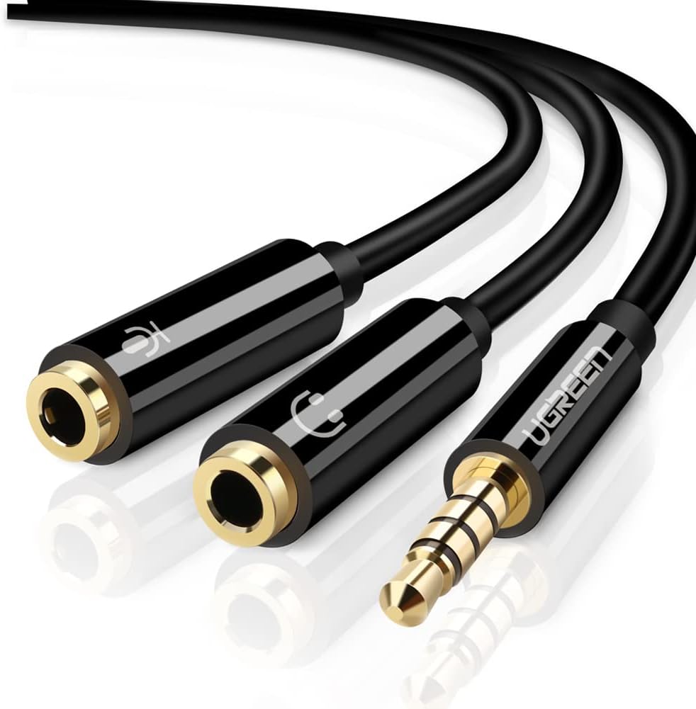 Cable auxiliar con micrófono para auriculares en República Dominicana