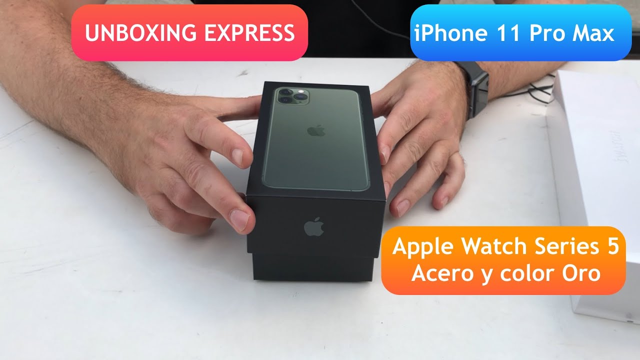 Apple iPhone 11 Pro Max 256GB y Apple Watch Serie 5 44mm