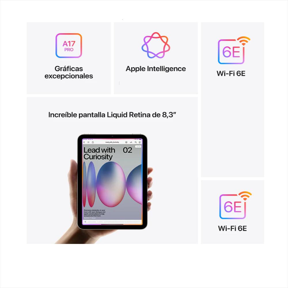 Apple iPad Mini 7ª Gen A17 Pro 128GB en República Dominicana
