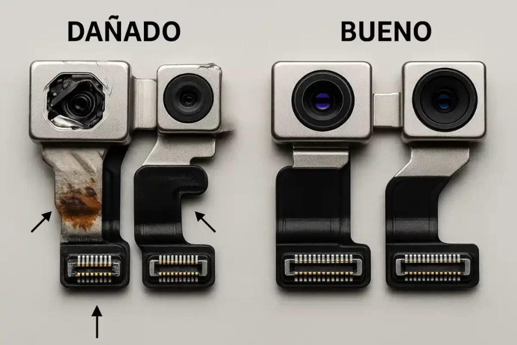 iPhone Face ID original cámara reemplazada