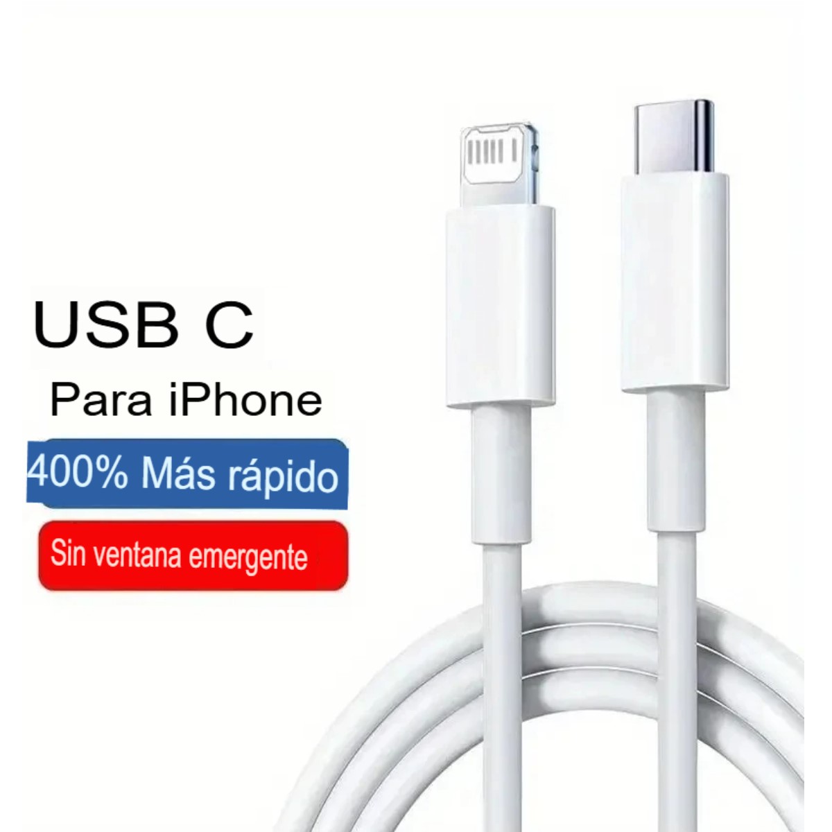 Cable de carga Apple iPhone USB-C