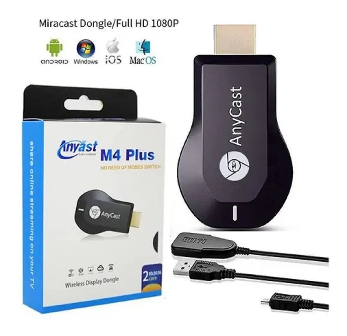 AnyCast M4 Plus Receptor de Pantalla HDMI