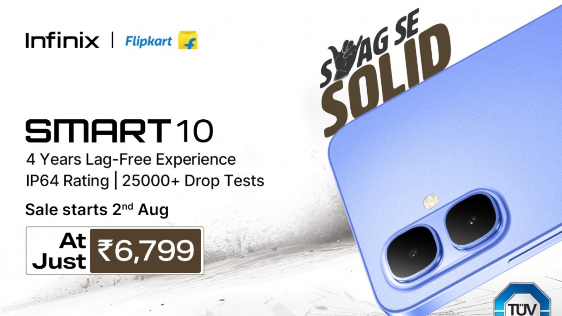 Infinix Smart 10 smartphone 6GB RAM 64GB en República Dominicana
