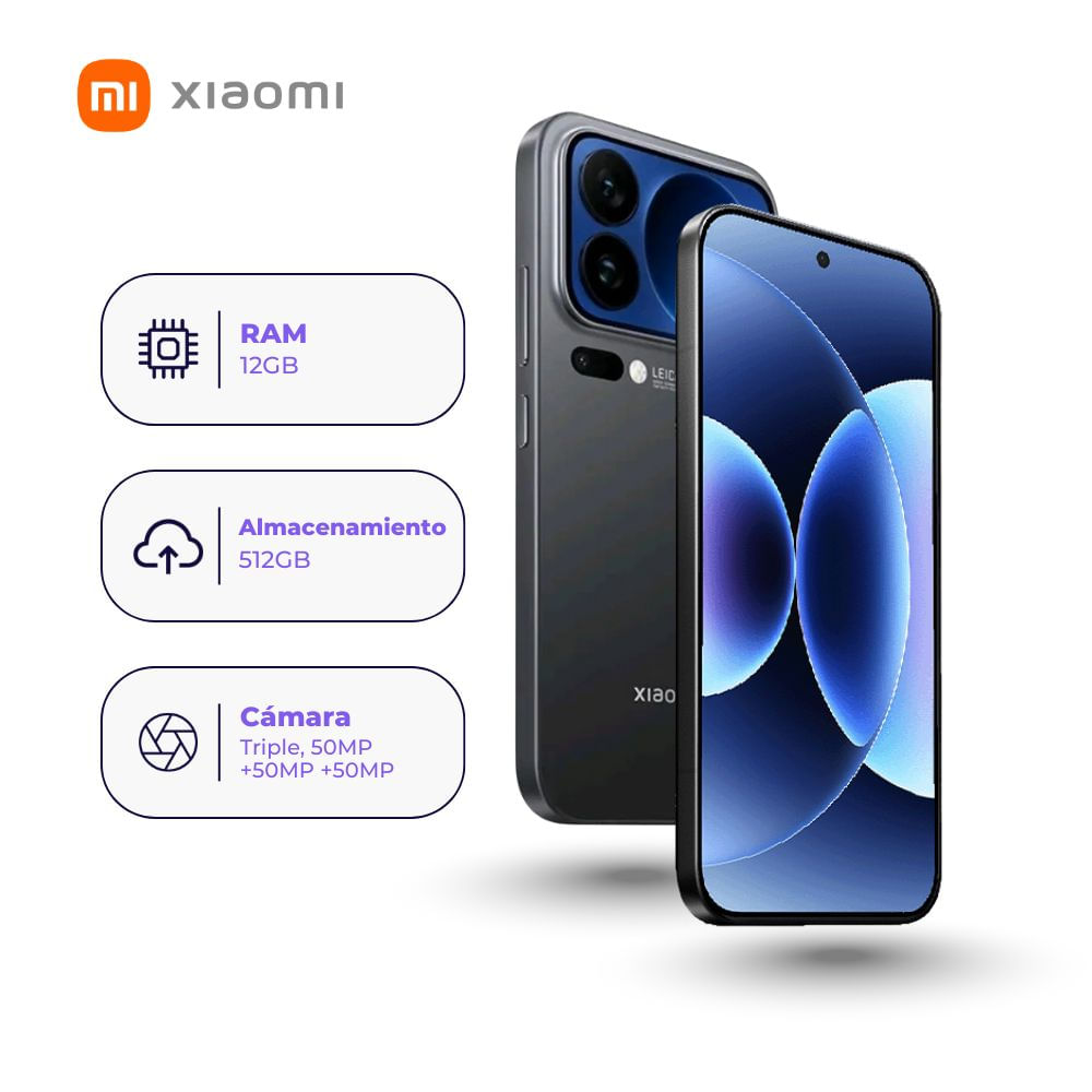 Xiaomi 17 Pro Max 512GB Negro Smartphone en República Dominicana