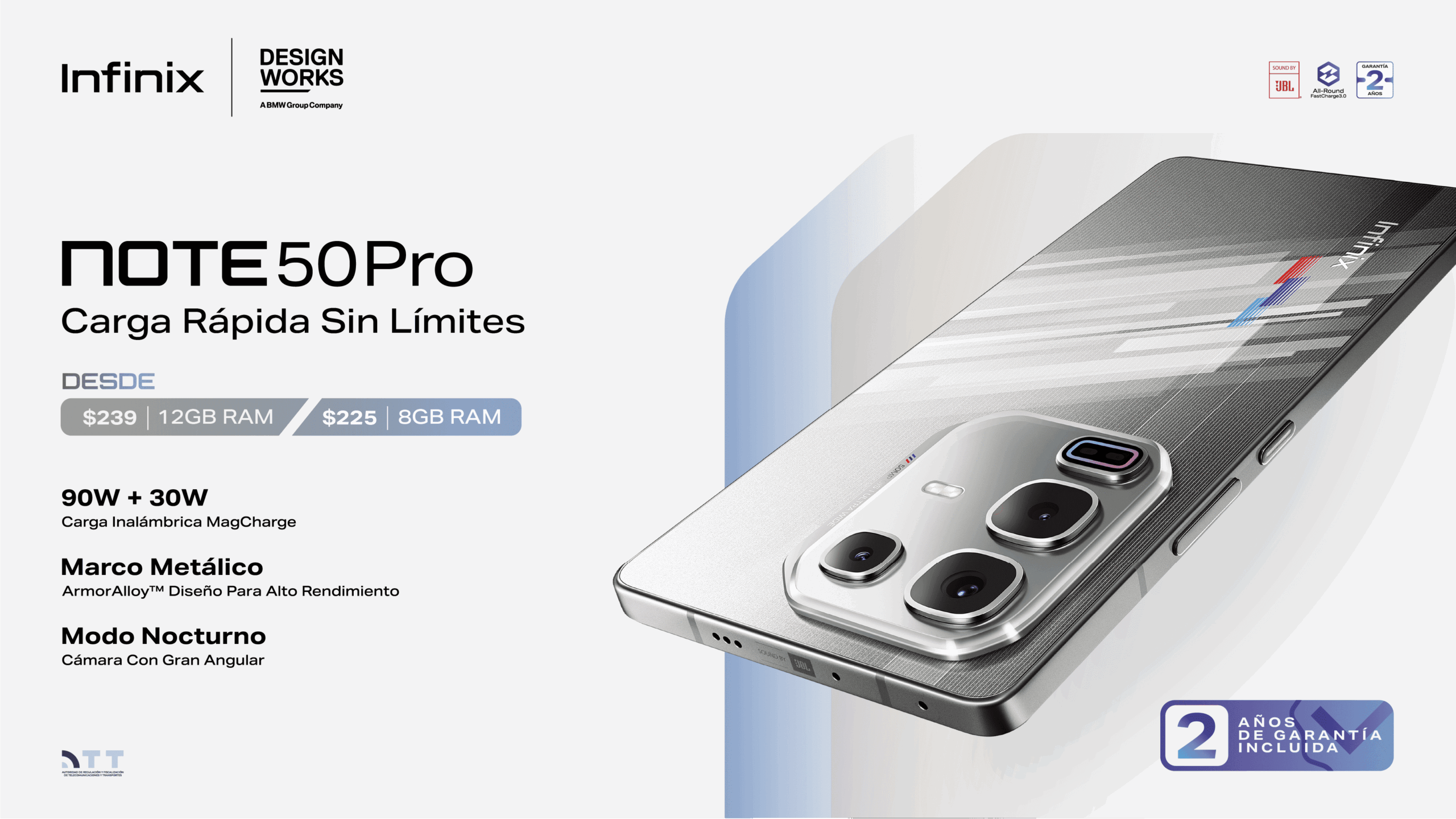 Infinix Note 50 Pro Smartphone 256GB 16GB RAM