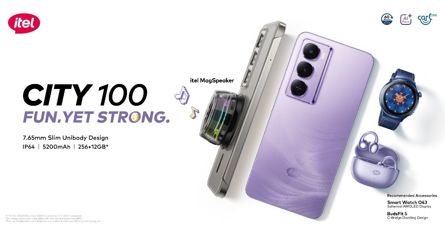Itel City 100 móvil 256GB 12GB RAM en República Dominicana