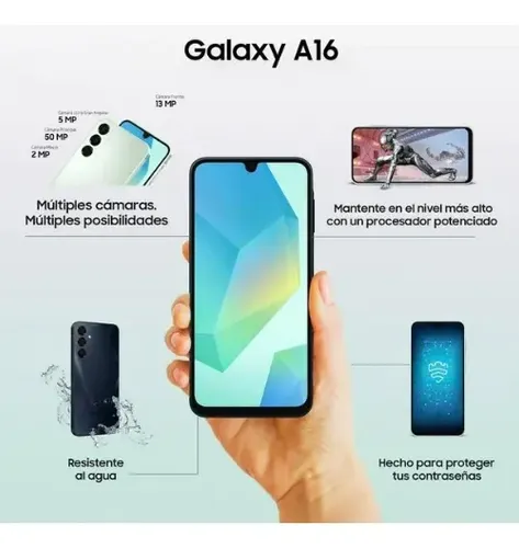 Samsung Galaxy A16 Smartphone 128GB 4GB RAM en República Dominicana