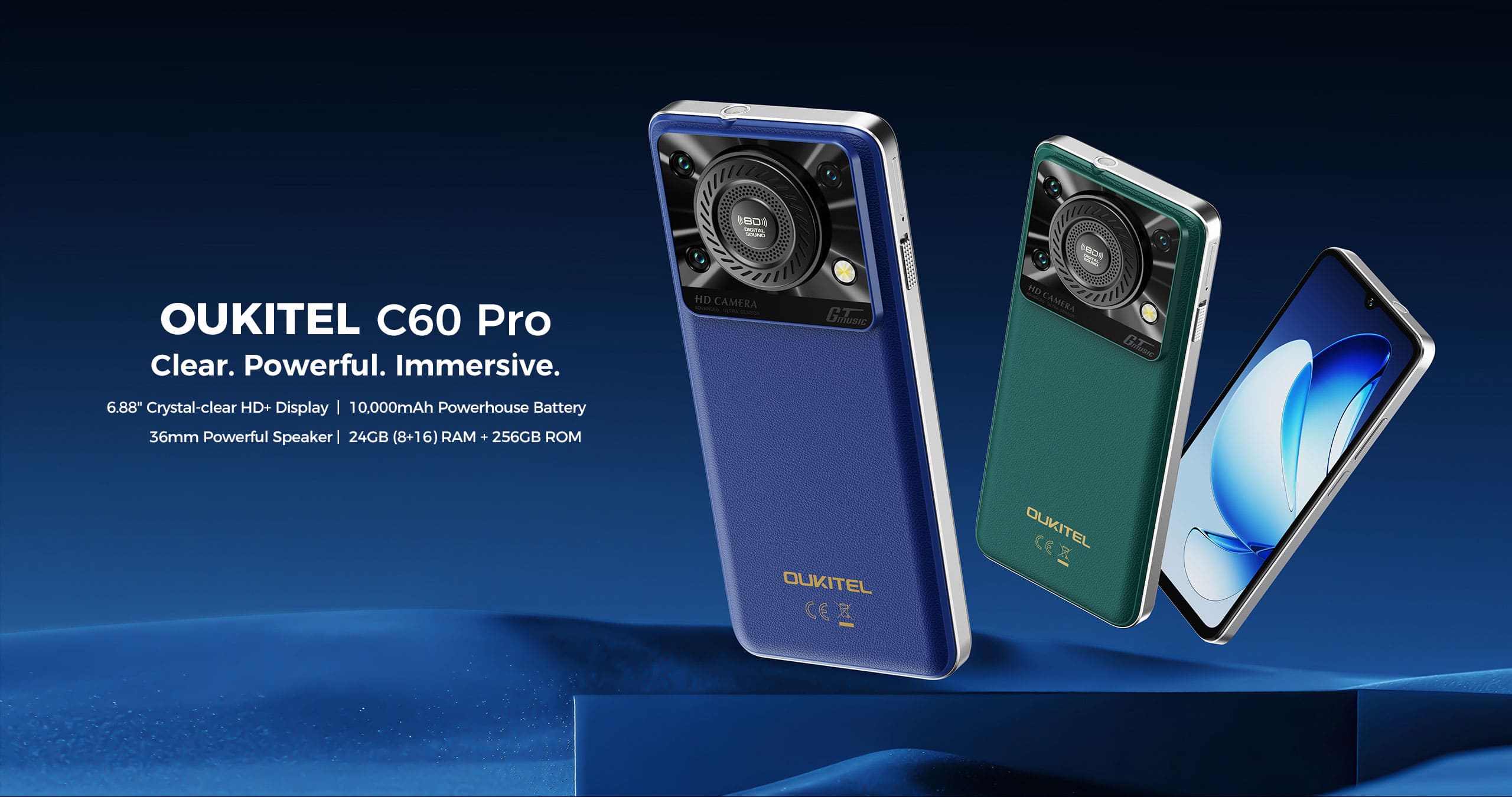 OUKITEL C60 Pro Smartphone 256GB 8GB RAM en República Dominicana