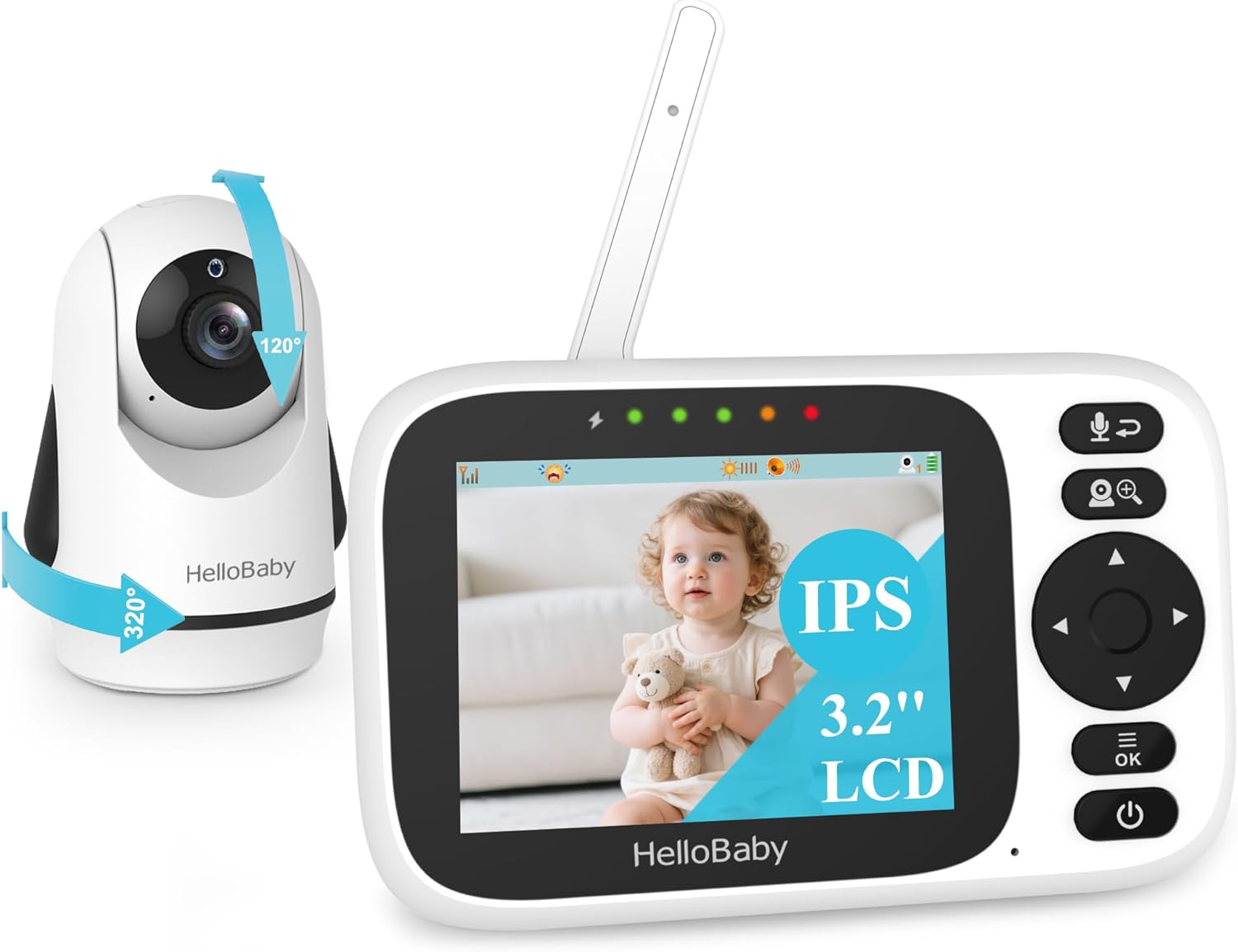 VTech Monitor Video Bebés Modelo Sin WiFi en República Dominicana
