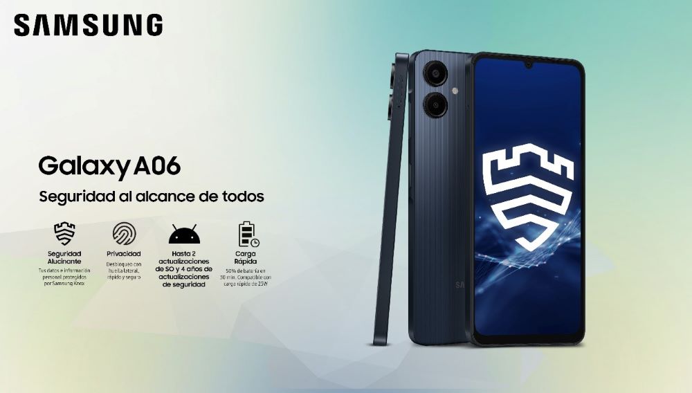 Samsung Galaxy A06 5G Smartphone Negro en República Dominicana