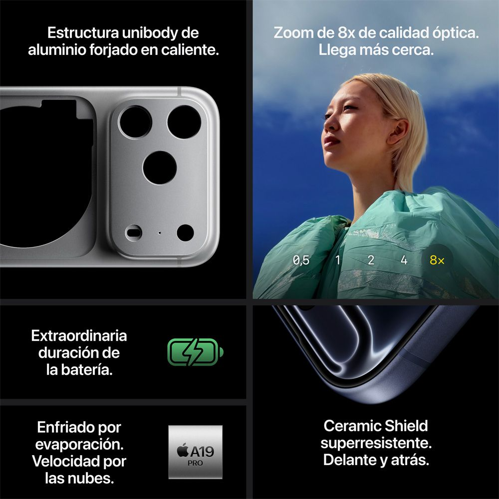 Apple iPhone 17 Pro 256GB eSIM desbloqueado en República Dominicana