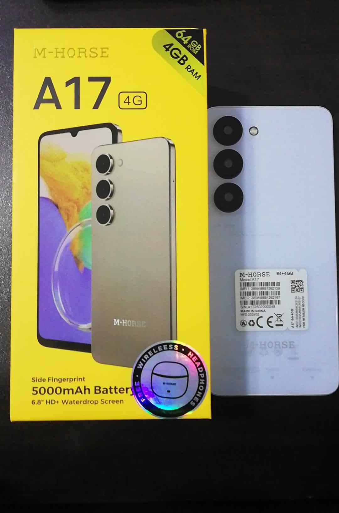 M-Horse A17 Smartphone 4GB 64GB Pantalla HD