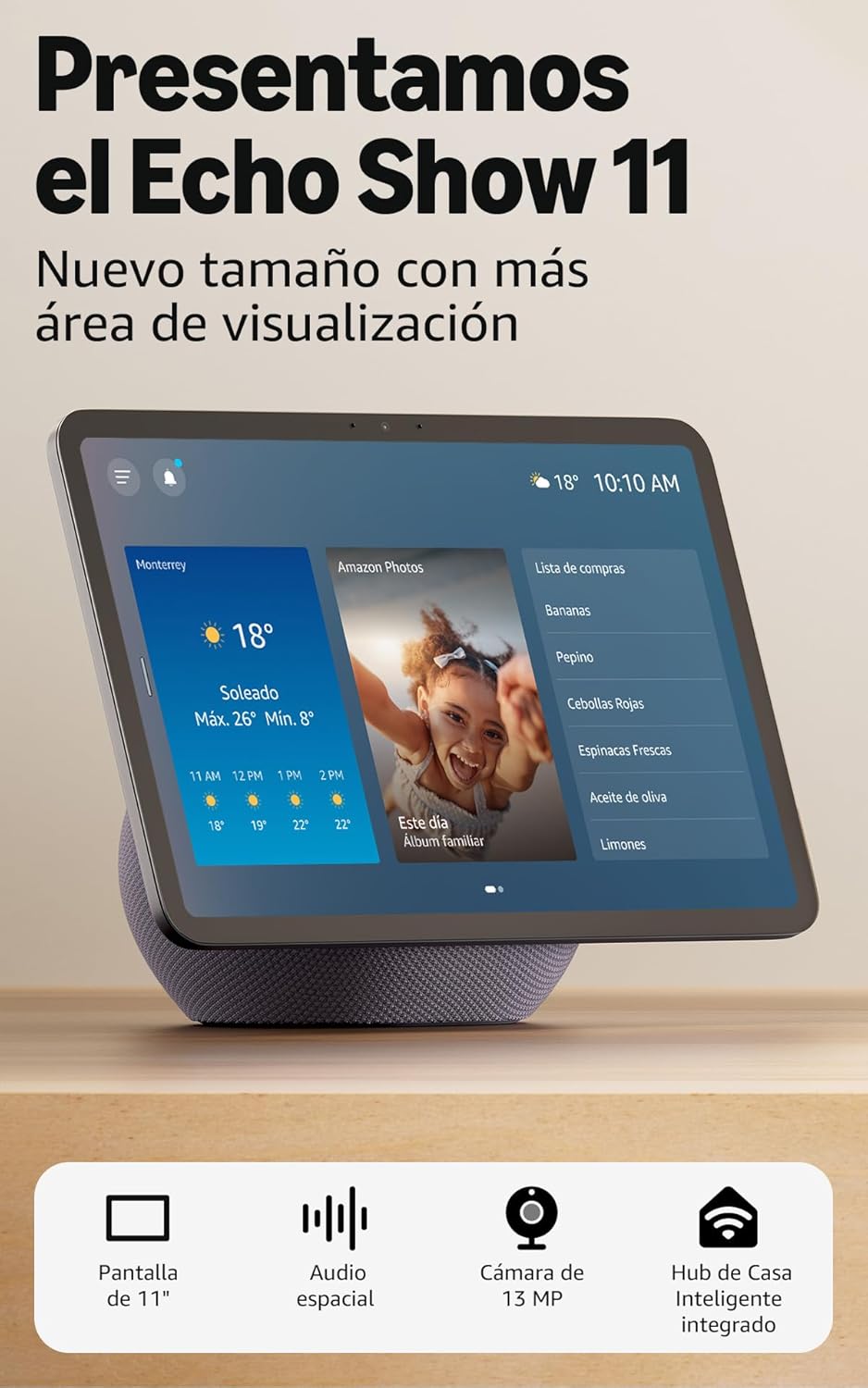Echo Show 11 Amazon dispositivo inteligente