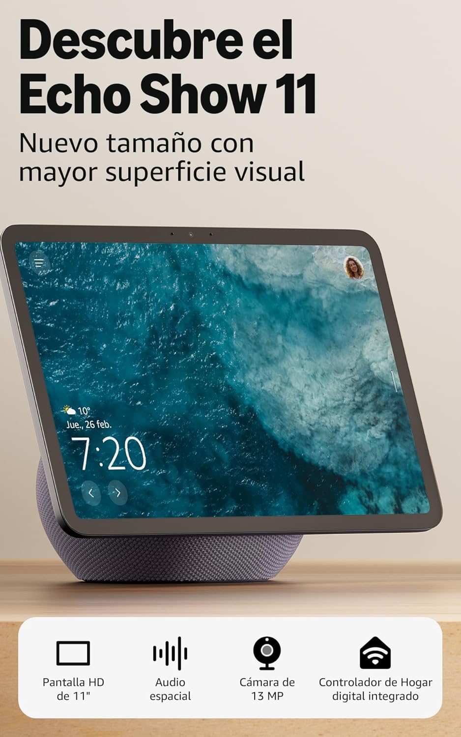 Echo Show 11 Amazon dispositivo inteligente en República Dominicana