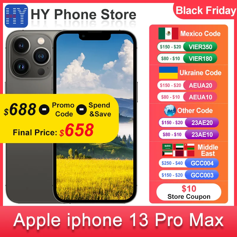 Apple iPhone 13 Pro Max 128GB Bypass en República Dominicana