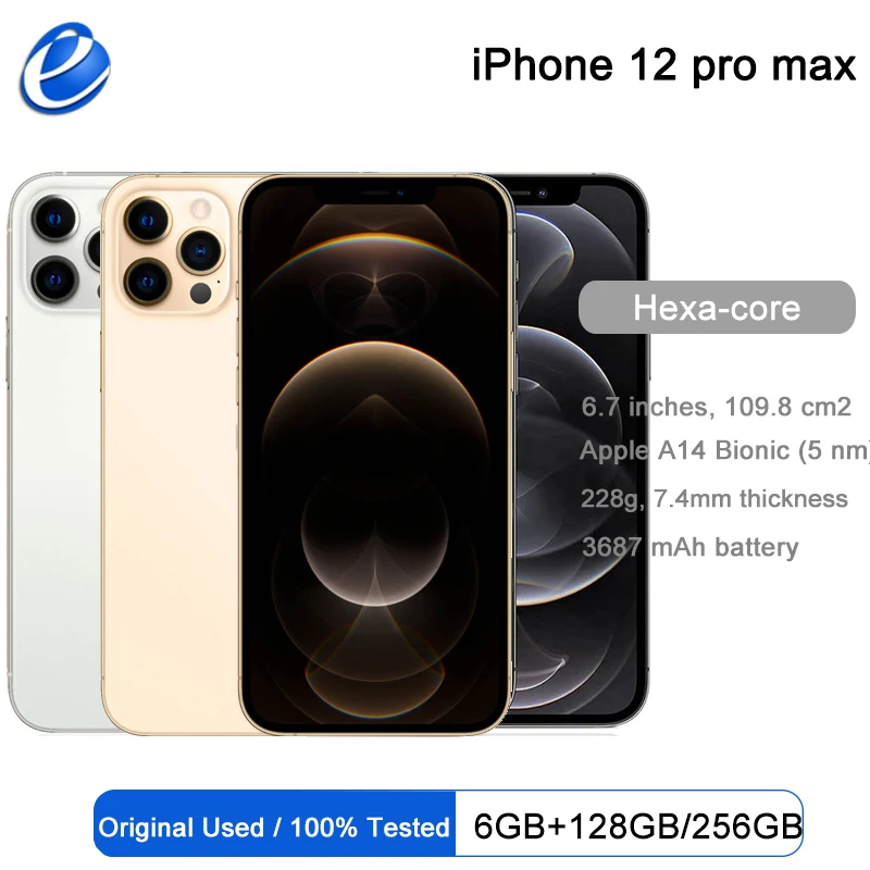Apple iPhone 12 Pro Max 128GB Desbloqueado en República Dominicana