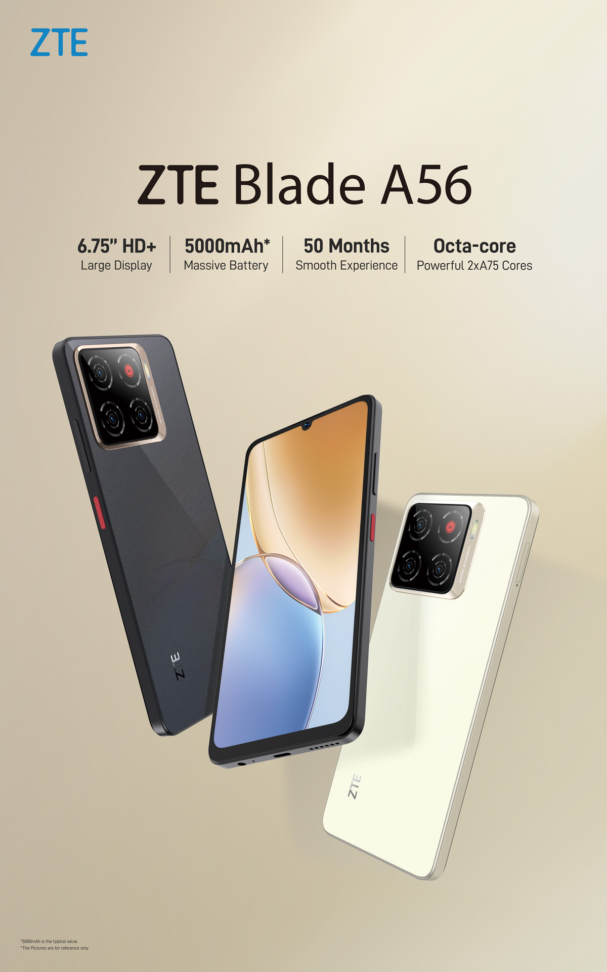 ZTE Blade A56 Pro Smartphone 12GB RAM en República Dominicana