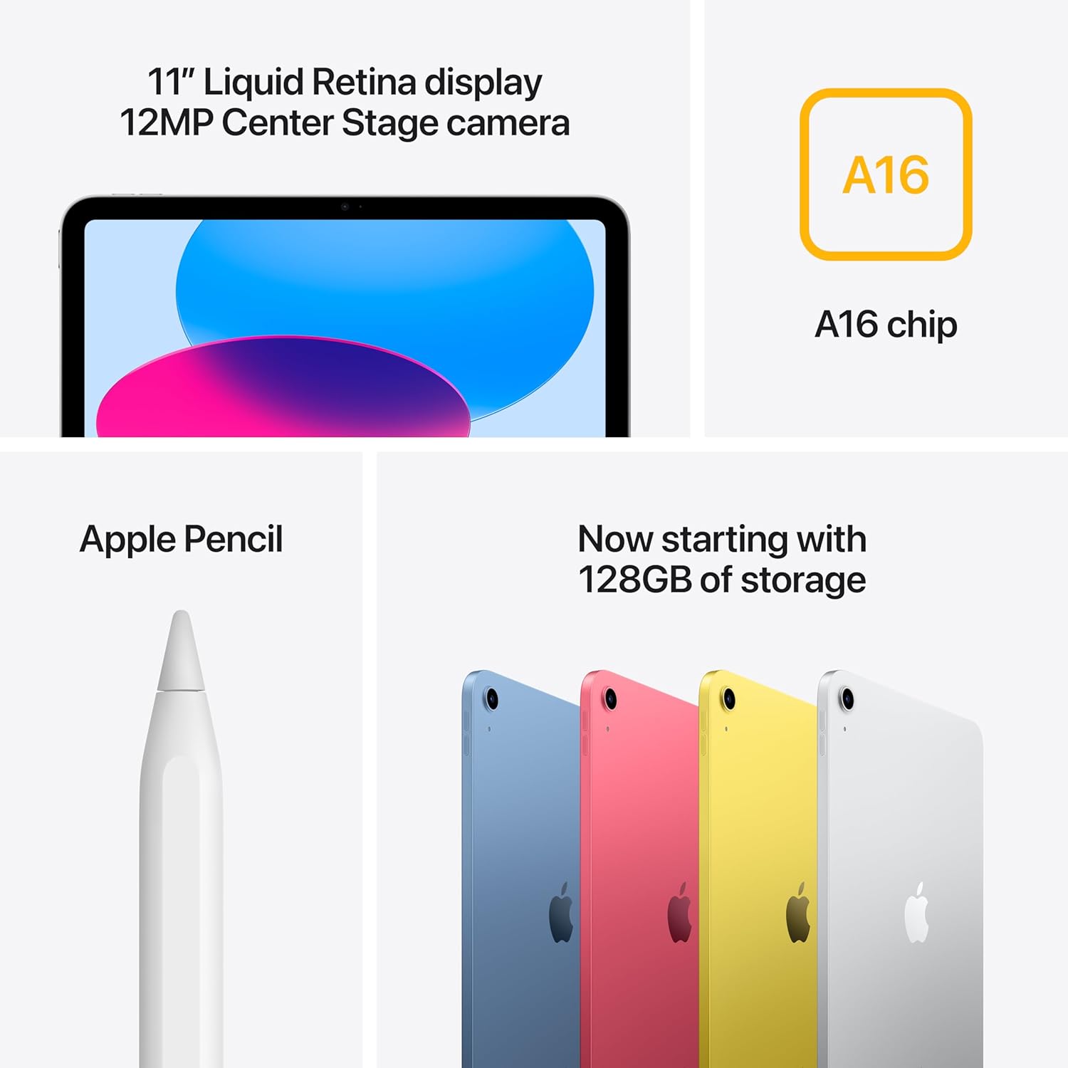 Apple iPad A16 128GB Azul en República Dominicana