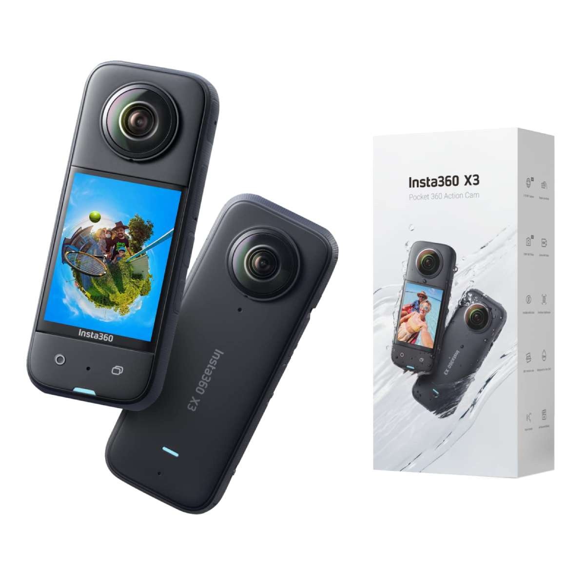 Insta360 X3 Cámara de Acción 360