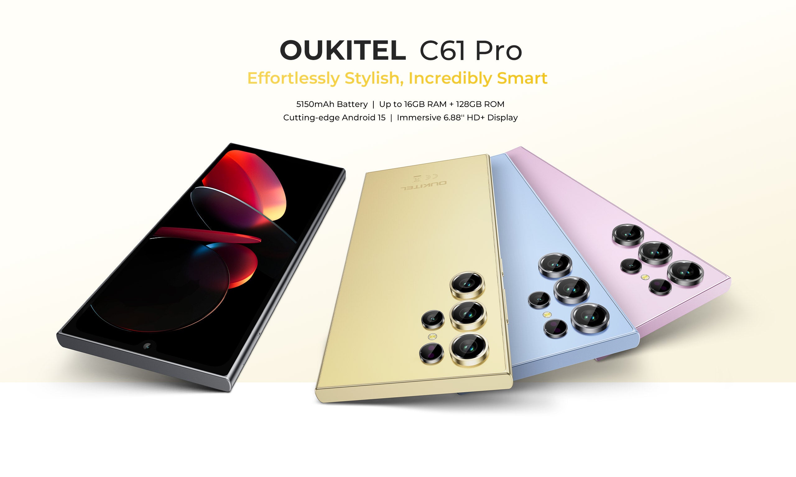 OUKITEL C61 Pro Smartphone Alto Rendimiento en República Dominicana