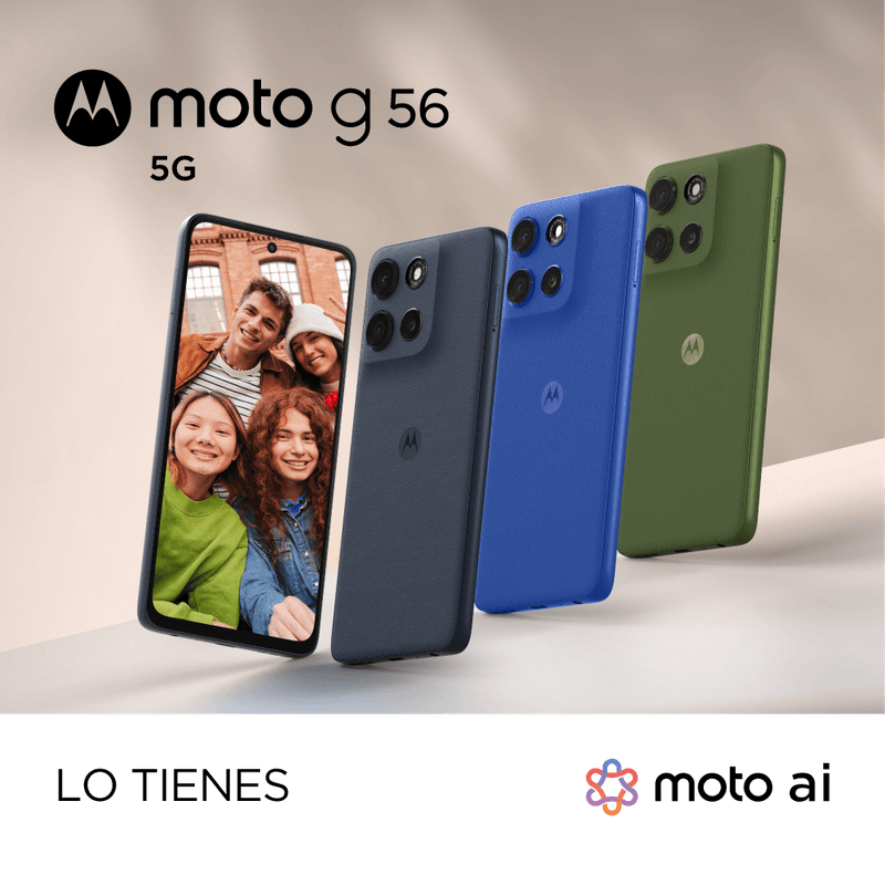 Motorola Moto G56 5G Smartphone 256GB 16GB RAM en República Dominicana