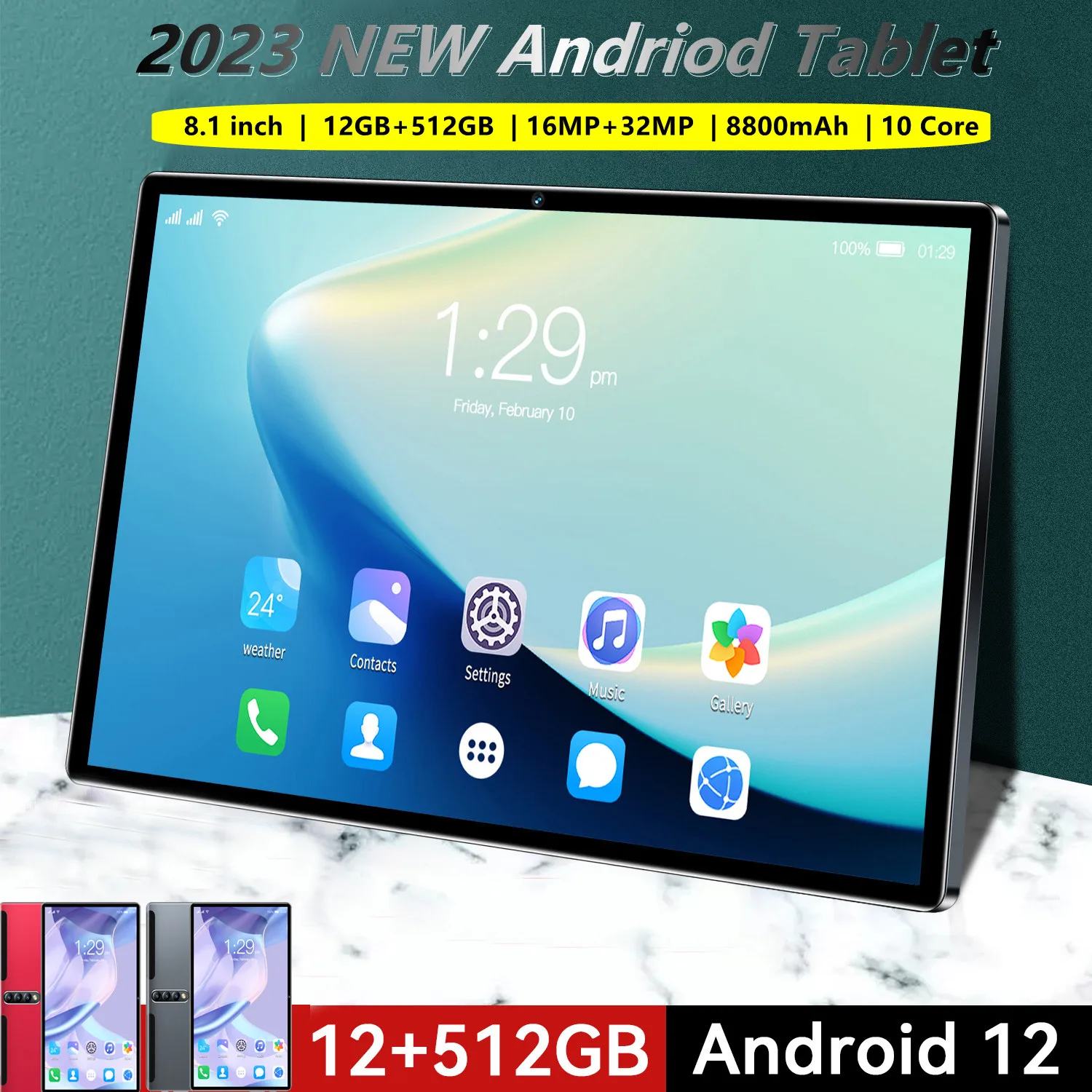 Qlink Tablet Android 8" Modelo 2023 en República Dominicana