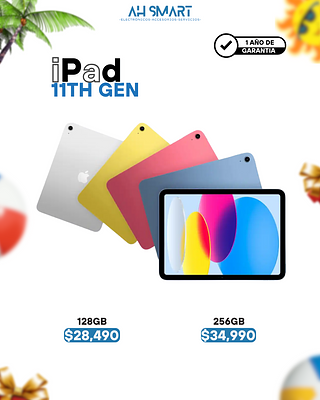 Apple iPad 11ª Gen 128GB 256GB en República Dominicana