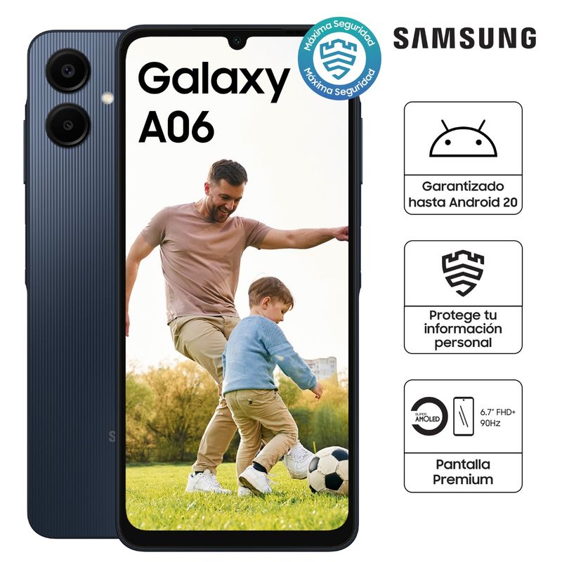 Samsung Galaxy A06 Teléfono 64GB en República Dominicana
