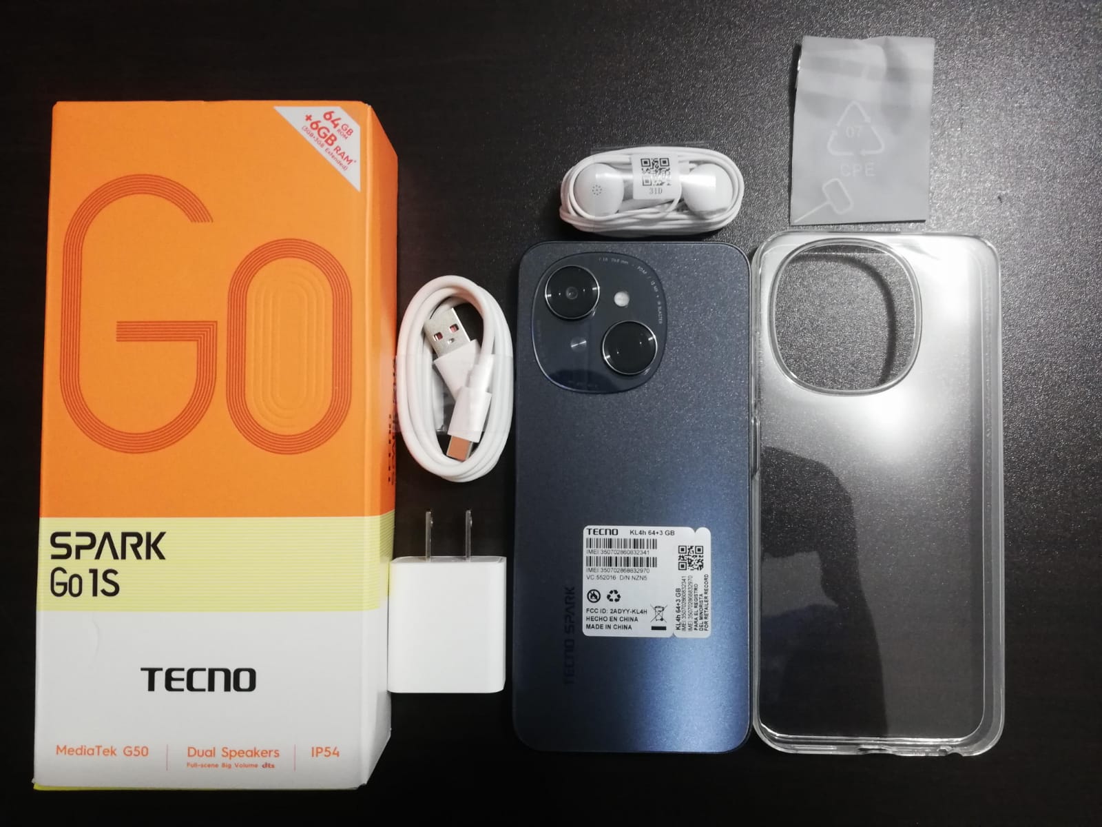 Tecno Spark Go 1S 2025 Smartphone en República Dominicana