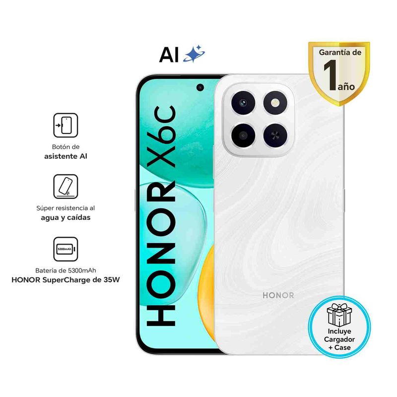 Honor X6C Smartphone 256GB 12GB RAM en República Dominicana