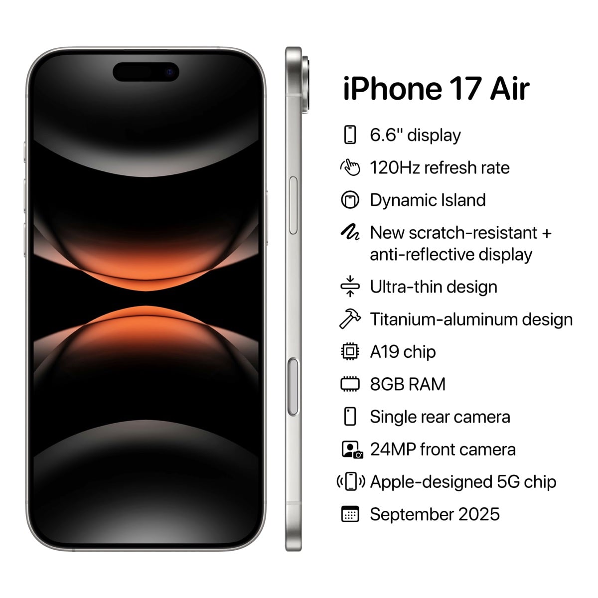 Apple iPhone 17 Air 256GB en República Dominicana