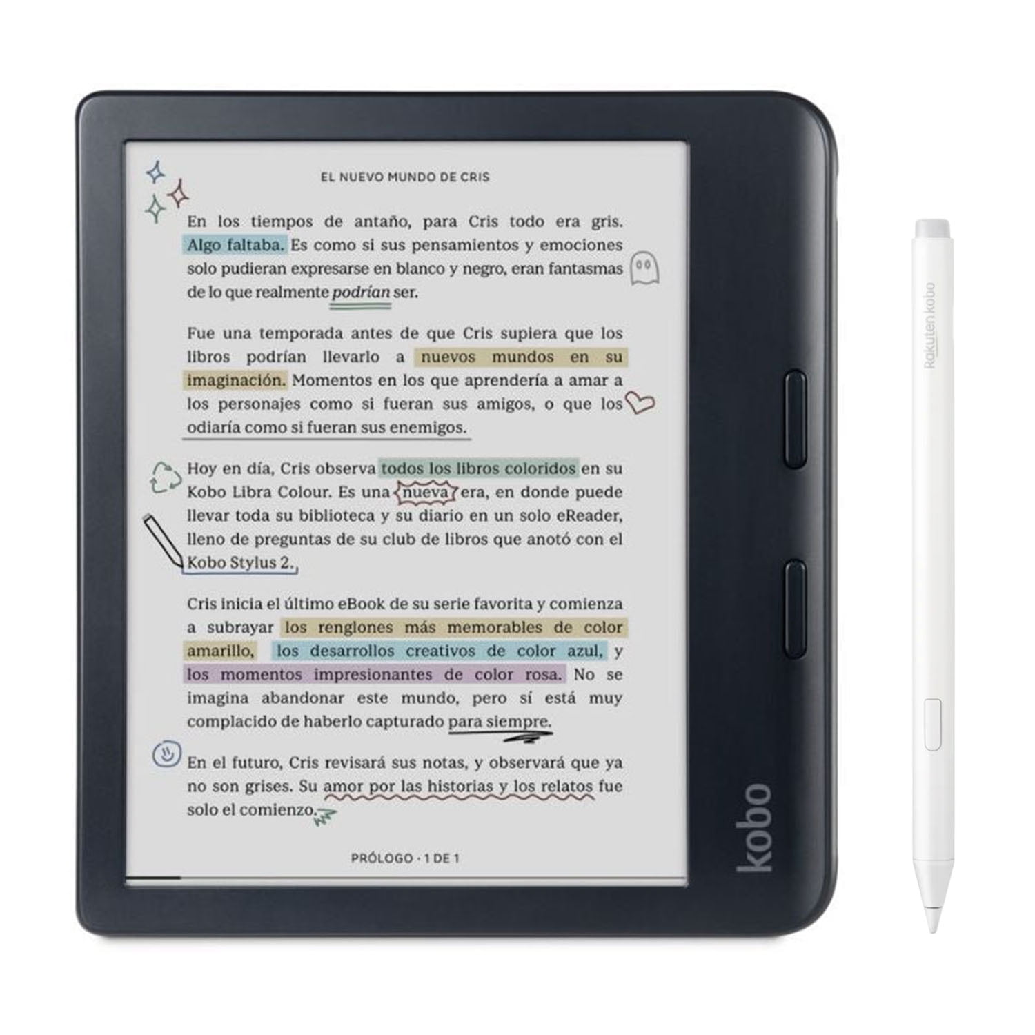 Kobo Libra Colour lector electrónico color