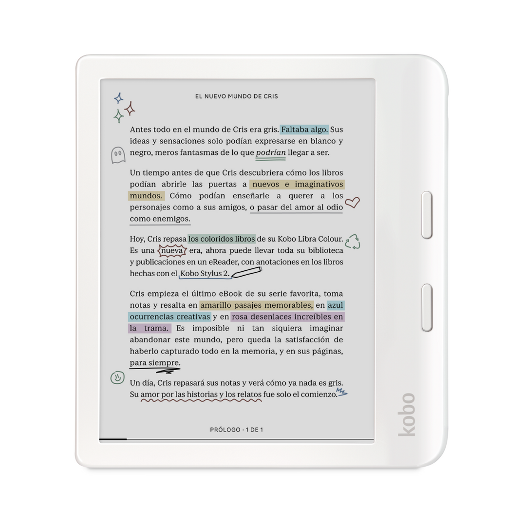 Kobo Libra Colour lector electrónico color en República Dominicana