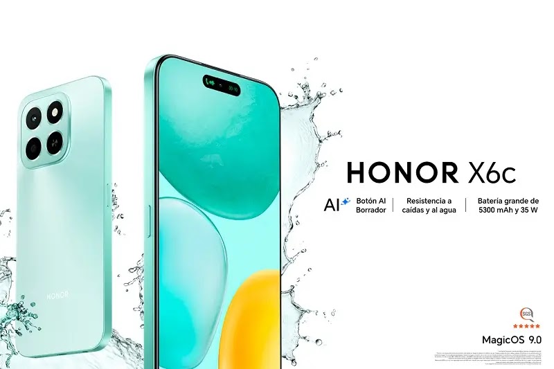 HONOR X6C Smartphone 256GB 12GB RAM en República Dominicana