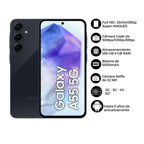 Samsung Galaxy A55 Smartphone 256GB 8GB RAM en República Dominicana