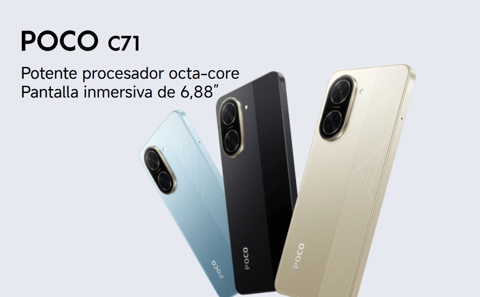 POCO C71 Xiaomi Smartphone 4GB RAM 128GB en República Dominicana