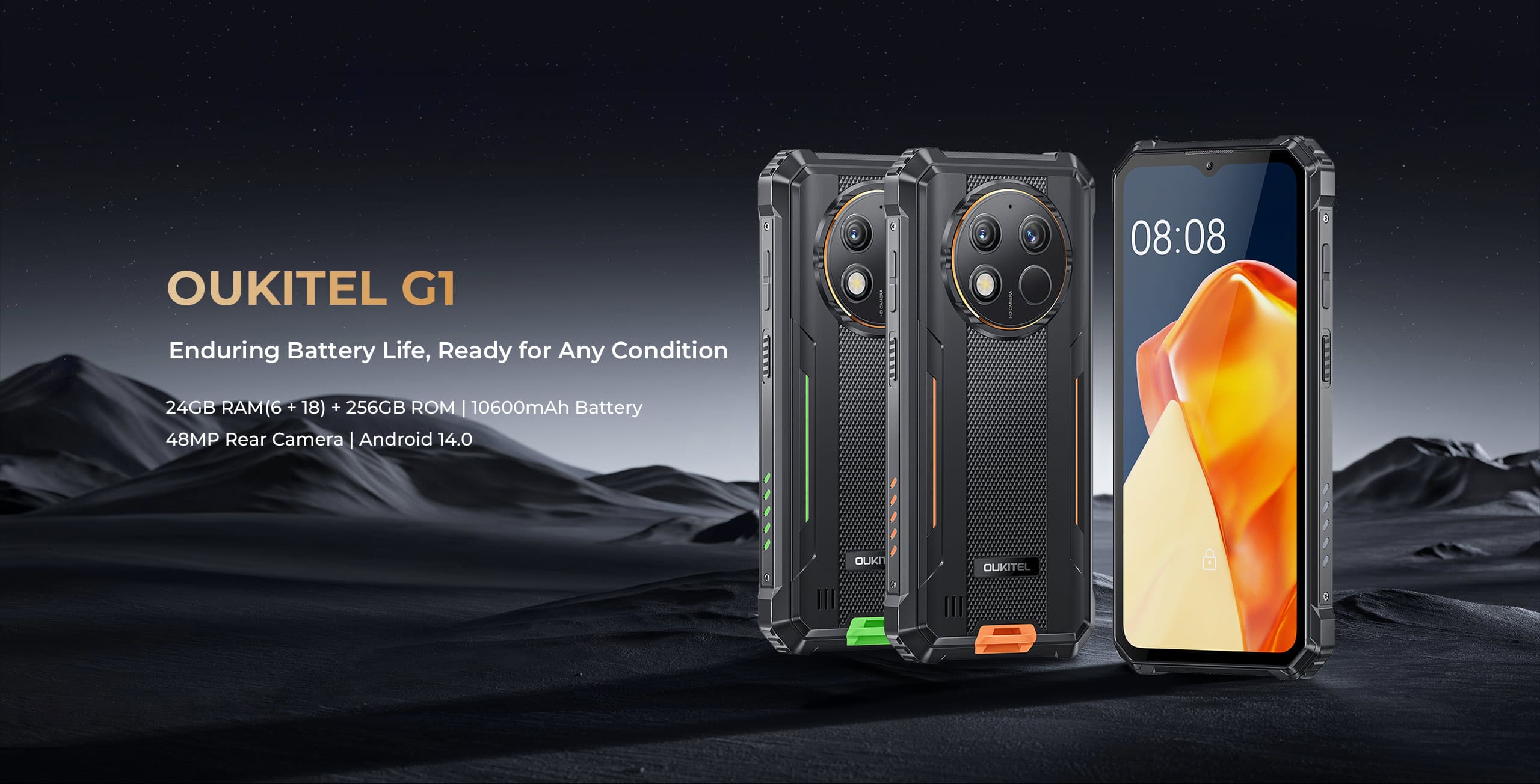 OUKITEL G1 Smartphone resistente y eficiente